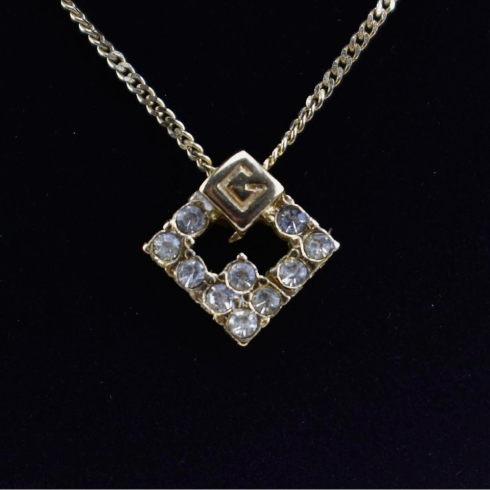 Givenchy Gold and Silver Geometric Necklace